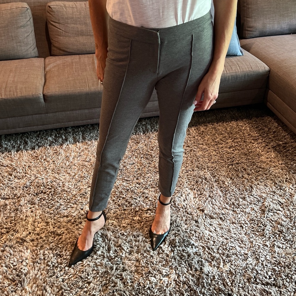 Sigrid Olsen pintuck skinny pants size M